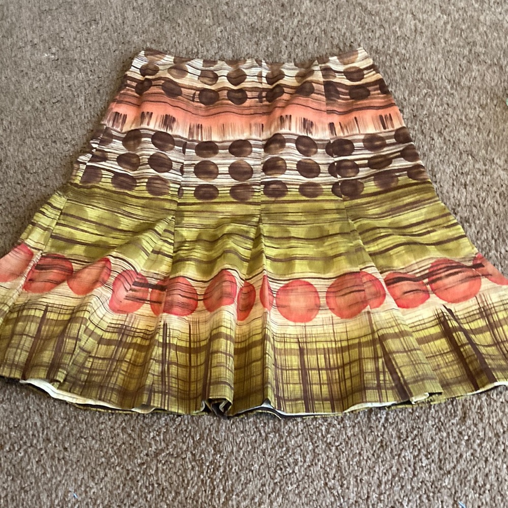 TALBOTS FULLY LINED FLARE SKIRT SIZE 8